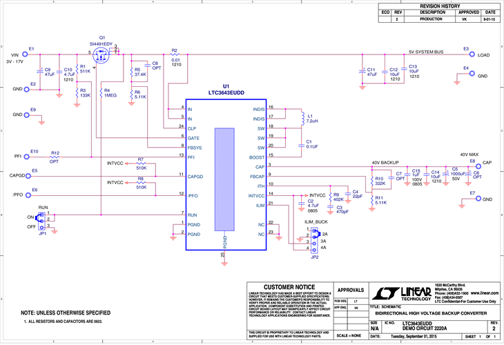 安馳科技 DC2220A  ADI