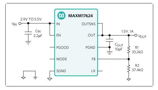 安馳科技MAXM17624