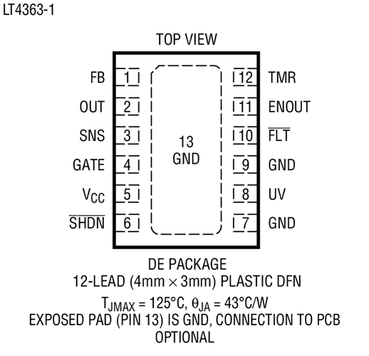 安馳科技LT4363 ADI